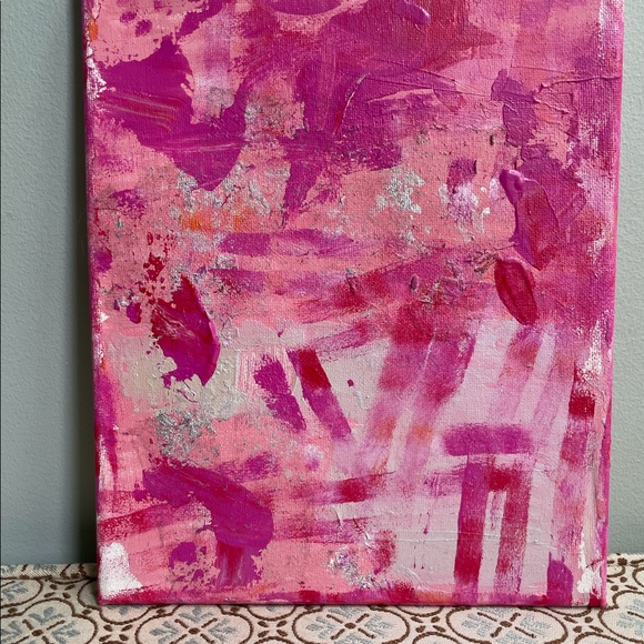 Hand painted abstract acrylic painting